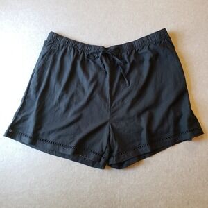 Joie Linen Blend Shorts Sz 3X Embroidered High Waisted Boho Hippie Beachy